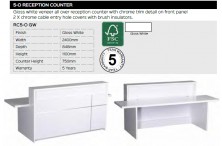 5 0 Reception Counter Range And Specifications